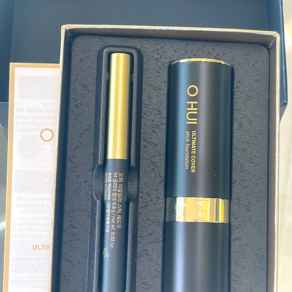 OHUI Ultimate Cover Stick Foundation Special Set SPF50+ PA+++ Tone 2 Honey Beige